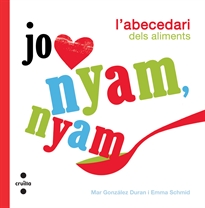 Books Frontpage Nyam, nyam, l'abecedari dels aliments