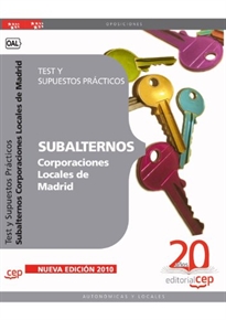 Books Frontpage Subalternos Corporaciones Locales de Madrid. Test y Supuestos Prácticos