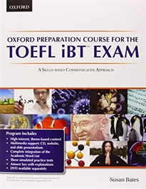 Books Frontpage Oxford Preparation Course for the TOEFL IBT Exam. Student's Book Pack with Audio CDs and Website Access Code