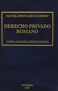 Books Frontpage Derecho privado romano, casos, acciones, instituciones