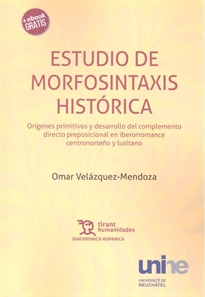 Books Frontpage Estudio de morfosintaxis histórica