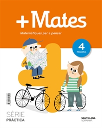 Books Frontpage Mate+ Serie Practica Matematiques Per A Pensar 4 Primaria