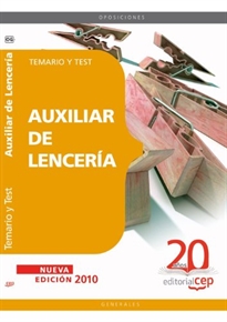 Books Frontpage Auxiliar de Lencería. Temario y Test