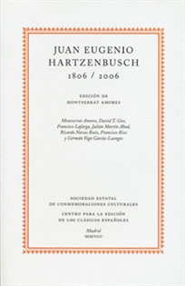 Books Frontpage Juan Eugenio Hartzenbusch, 1806-2006