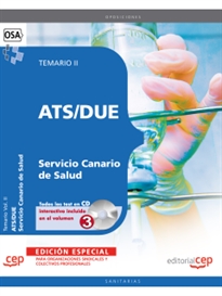Books Frontpage ATS/DUE Servicio Canario de Salud. Temario Vol. II. EDICIÓN ESPECIAL