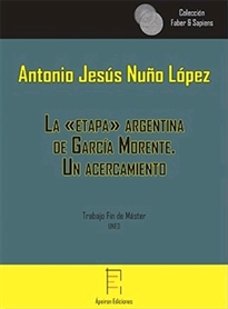 Books Frontpage La "etapa" argentina de García Morente. Un acercamiento