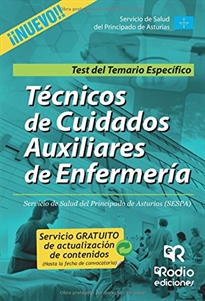 Books Frontpage Técnicos en Cuidados Auxiliares de Enfermería. Test del temario específico. SESPA