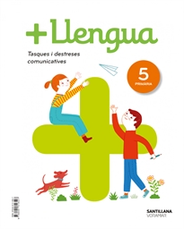 Books Frontpage +Llengua Tasques I Destreses Comunicatives 5 Primaria