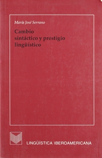 Books Frontpage Cambio sintáctico y prestigio lingüístico