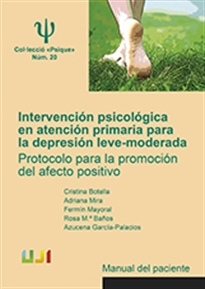 Books Frontpage Intervención psicológica en atención primaria para la depresión leve-moderada