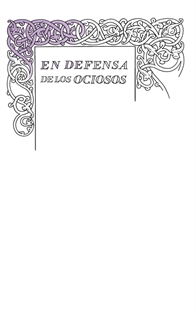 Books Frontpage En defensa de los ociosos (Serie Great Ideas)