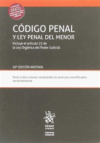 Books Frontpage Código Penal y ley Penal del Menor