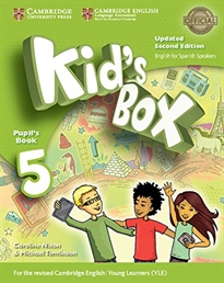 Books Frontpage Kid's Box Level 5 Pupil's Book Updated English for Spanish Speakers