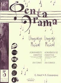 Books Frontpage Pentagrama III Llenguatge Musical Acompanyament / Lenguaje Musical Acompañamiento