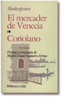 Books Frontpage El mercader de Venecia. Coriolano