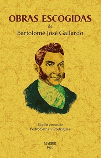 Books Frontpage Obras escogidas de Bartolomé Gallardo