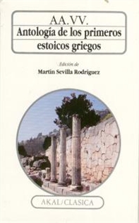 Books Frontpage Antología de los primeros estoicos griegos