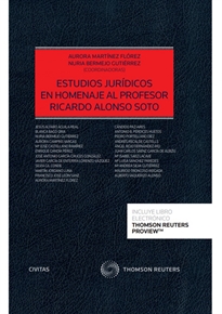 Books Frontpage Estudios jurídicos en homenaje al Profesor Ricardo Alonso Soto (Papel + e-book)