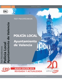 Books Frontpage Policía Local del Ayuntamiento de Valencia. Test Psicotécnicos