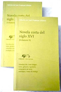 Books Frontpage Novela corta del siglo XVI. Volumen I