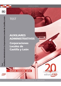 Books Frontpage Auxiliares Administrativos Corporaciones Locales de Castilla y León. Test