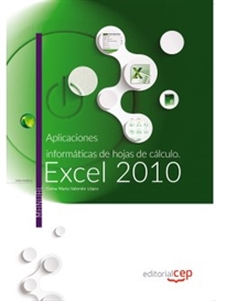 Books Frontpage Aplicaciones informáticas de hojas de cálculo: Excel 2010. Manual teórico