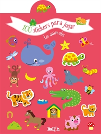 Books Frontpage 100 Stickers Para Jugar - Los Animales