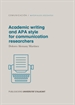 Front pageAcademic writing and APA style for communication researchers