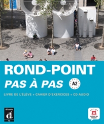Books Frontpage Noveau Rond Point Pas à Pas A2  Livre de l´éleve+ Cahier d'exercises + CD