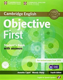 Books Frontpage Objective First for Spanish Speakers Self-Study Pack (Student's Book with Answers