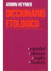 Books Frontpage Diccionario Etologico