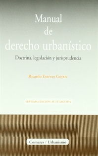 Books Frontpage Manual de derecho urbanístico