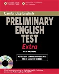 Books Frontpage Cambridge Preliminary English Test Extra Student's Book with Answers and CD-ROM