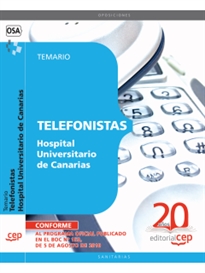 Books Frontpage Telefonistas Hospital Universitario de Canarias. Temario