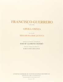 Books Frontpage Opera omnia. Tomo IX. Misarum liber quintus