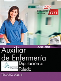 Books Frontpage Auxiliar de Enfermería. Diputación de Toledo. Temario Vol. II.