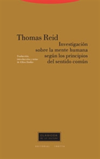 Books Frontpage Investigación sobre la mente humana según los principios del sentido común