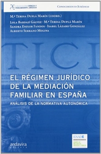 Books Frontpage El régimen jurídico de la mediación familiar en España.