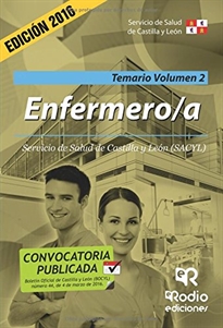 Books Frontpage Enfermero a. Temario. Volumen 2. Servicio de Salud de Castilla y León