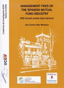 Books Frontpage Management fees of the spanish mutual fund industry