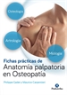 Portada del libro Fichas prácticas de anatomía palpatoria en osteopatía