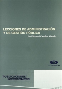 Books Frontpage Lecciones de administración y de gestión pública