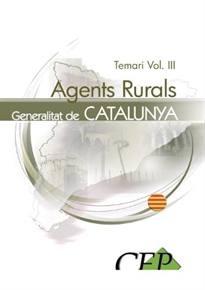 Books Frontpage Agents Rurals de la Generalitat de Catalunya. Temari Vol. III.