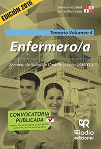Books Frontpage Enfermero a. Temario. Volumen 4. Servicio de Salud de Castilla y León