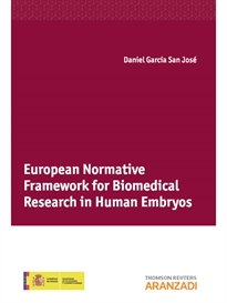 Books Frontpage European Normative Framework for Biomedical Research in Human Embryos