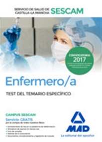 Books Frontpage Enfermero/a del Servicio de Salud de Castilla-La Mancha (SESCAM). Test del temario específico