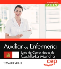 Books Frontpage Auxiliar de Enfermería. Junta de Comunidades de Castilla-La Mancha. Temario Vol. III