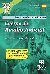 Books Frontpage Cuerpo de Auxilio Judicial de la Administración de Justicia. Test del Temario y Simulacros de examen