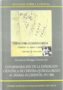 Books Frontpage Conmemoración de la expedición científica de Cervera-Quiroga-Rizzo al Sáhara occidental en 1886