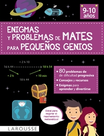 Books Frontpage Enigmas y problemas de mates para pequeños genios (9-10 años)